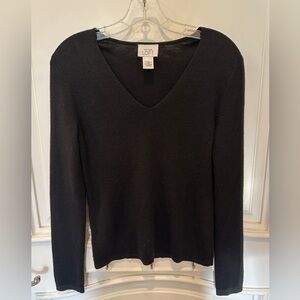 LOFT Classic Ladies Black Knit Sweater